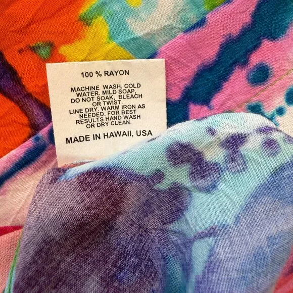 JAMS WORLD HAWAIIAN ALOHA Short Sleeve Shirt - XXL Garden Delight NWT - Picture 9 of 9